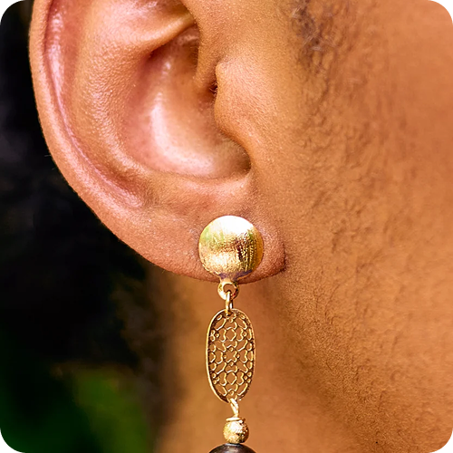 Agbèké | Black Tahitian Pearl Jewelry Set